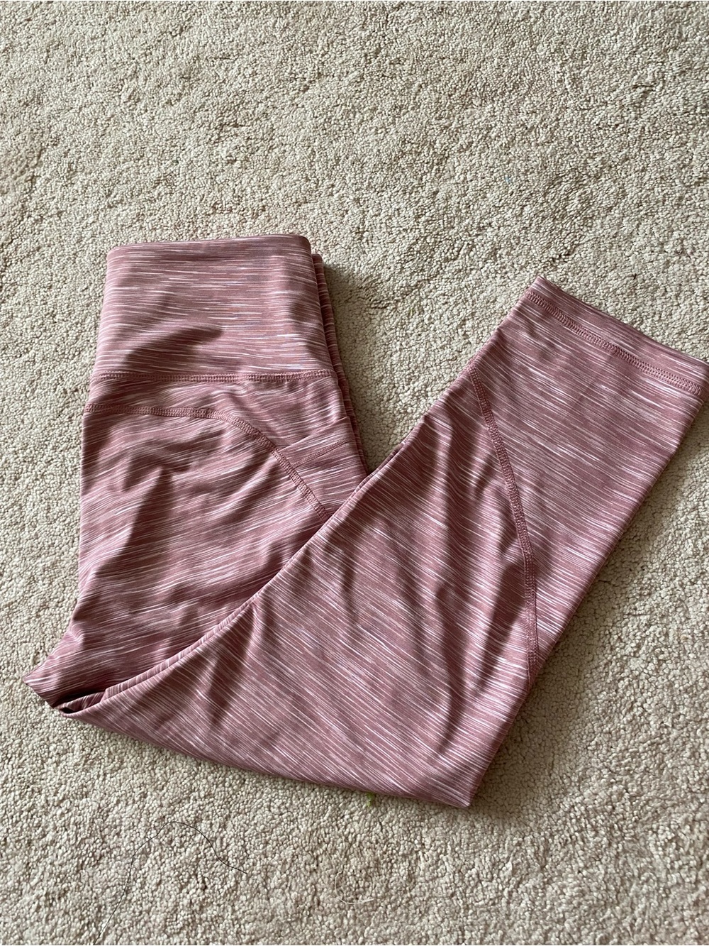 Old Navy Mauve Space-Dye Active Leggings
